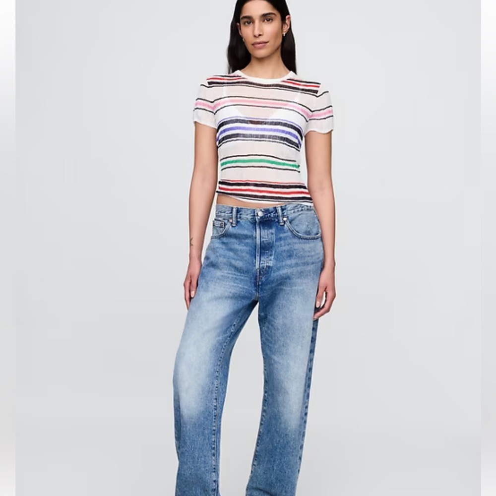 GAP Sheer Rib Sweater Tee